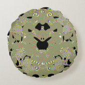 Coussins Ronds Jeter L'Oreiller Pour Les Enfants (Dos)