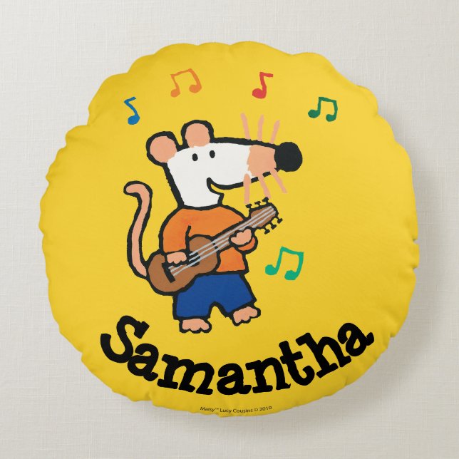 Coussins Ronds Jeu de Maisy et d'amis dans la bande (Devant)