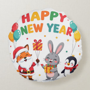 Coussins Ronds Joli cadeau de vacances pour enfants oreiller rond