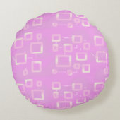 Coussins Ronds Joli Merry Rose (Dos)