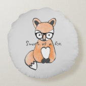 Coussins Ronds Joli Smart Fox enfants (Dos)