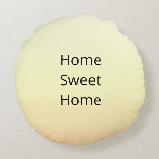 Coussins Ronds Joli suricate sur fond beige clair (Dos)