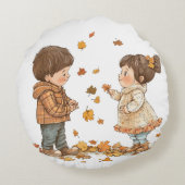 Coussins Ronds Jote Fall Kids Jouer (Dos)