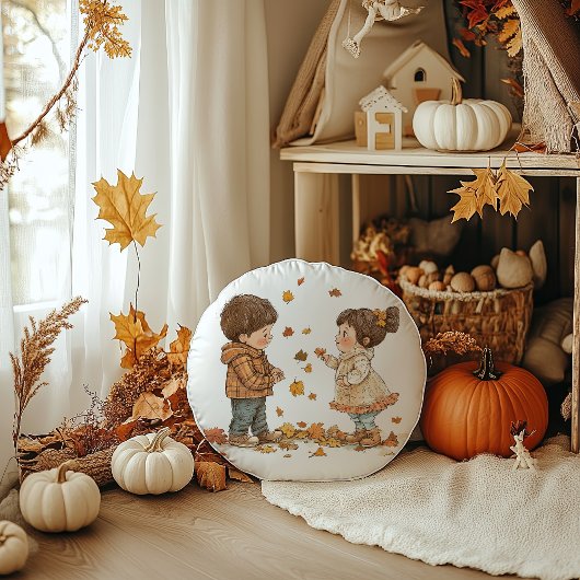 Coussins Ronds Jote Fall Kids Jouer