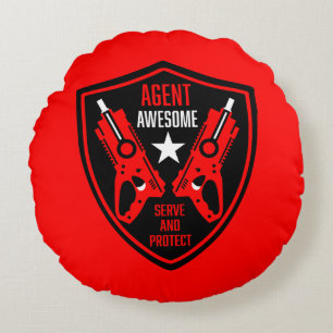 Coussins Ronds Jouet pour enfants Bataille d'armes à feu