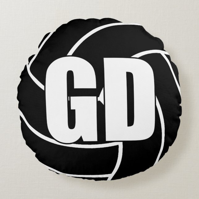 Coussins Ronds Joueurs de netball - Défense des objectifs - GD (Devant)