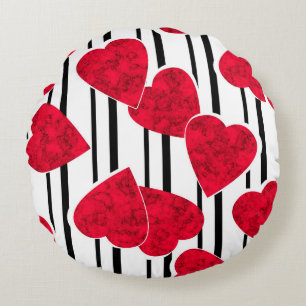 Coussins Ronds Jour de la Saint Valentin