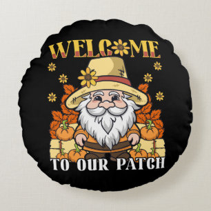 Coussins Ronds Jour de Thanksgiving Bienvenue dans notre Patch Gn