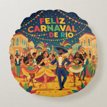 Joyeux Carnaval de Rio Colorful Dancers Celebratio