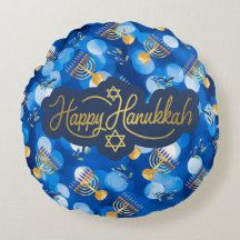 Joyeux Hanukkah Bleu Et Blanc