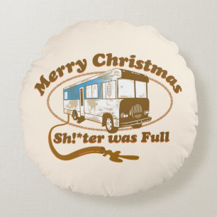 Coussins Ronds Joyeux Noël, Chut !*ter était plein