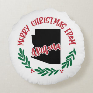 Coussins Ronds Joyeux Noël de Arizona Red Green