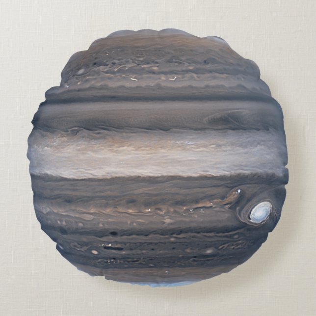 Coussins Ronds Jupiter en infrarouge, télescope spatial James Web (Devant)