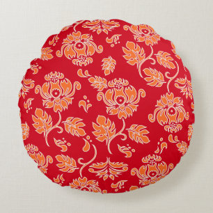 Coussins Ronds Kamaole Hawaï Protea Floral Réversible