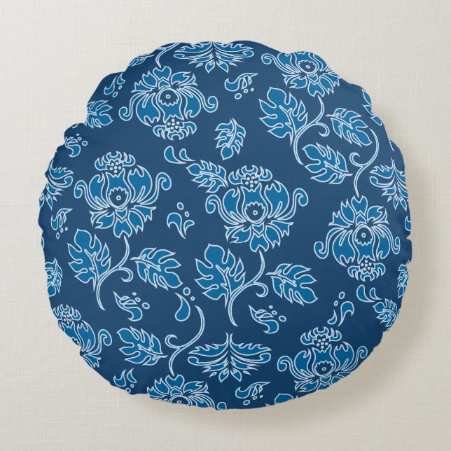 Coussins Ronds Kamaole Hawaii Tropical Protea Floral Reversible (Devant)