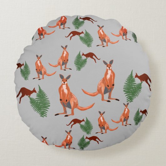 Coussins Ronds Kangaroos Love (Devant)