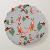 Coussins Ronds Kangaroos Love (Dos)