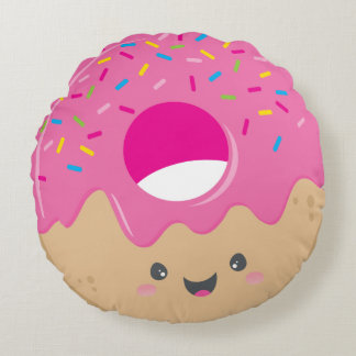 Coussins Ronds KAWAII DONUT DÉLIGHT audacieuses arroses douces co