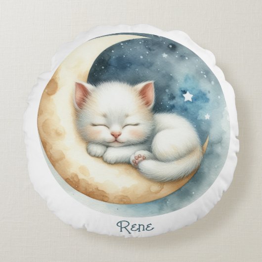 Coussins Ronds Kitten et Moon (Devant)