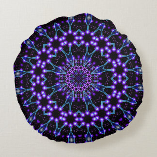 Coussins Ronds La lumière structure le mandala