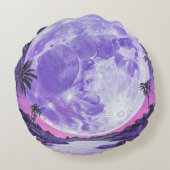 Coussins Ronds "La Lune impossible"- (Dos)