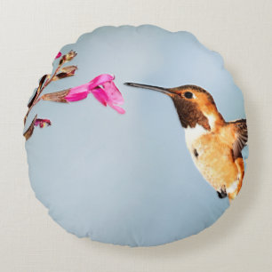 Coussins Ronds La nature des colibris