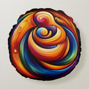 Coussins Ronds La tapisserie de l'amour de la mère