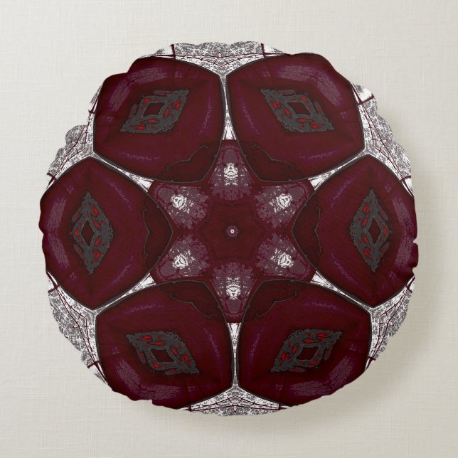 Coussins Ronds Labia Fluer Prem Mandal (Devant)