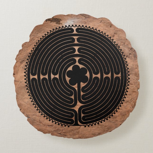 Coussins Ronds Labyrinthe (Devant)