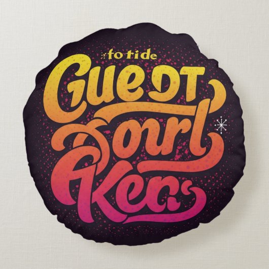 Coussins Ronds "L'Amérique le Grand" (Dos)