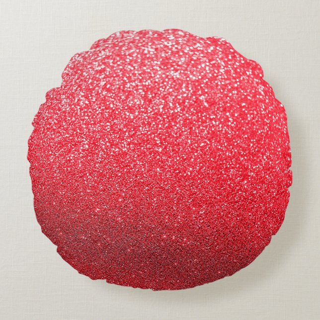 Coussins Ronds Lampes de parties scintillant Abstraite arrière-pl (Devant)