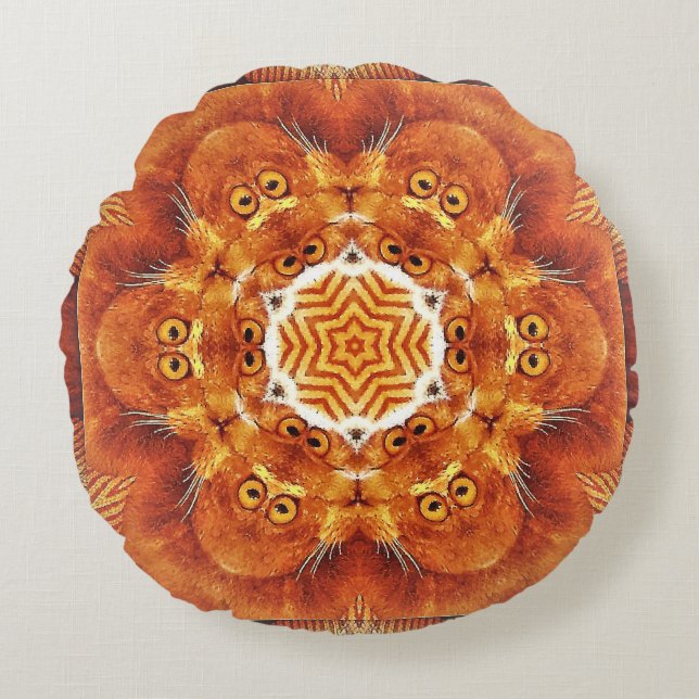 Coussins Ronds Lancer l'oreiller (Devant)