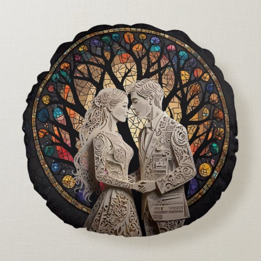 Coussins Ronds Lancer l'oreiller (Devant)