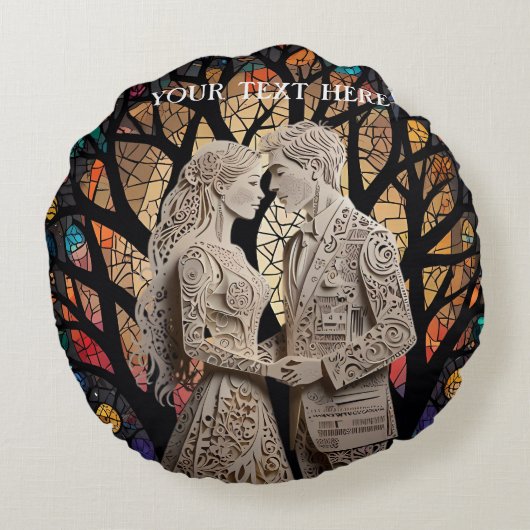 Coussins Ronds Lancer l'oreiller (Dos)