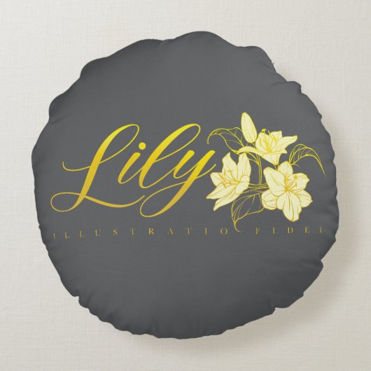 Coussins Ronds Lancer l'oreiller (Dos)