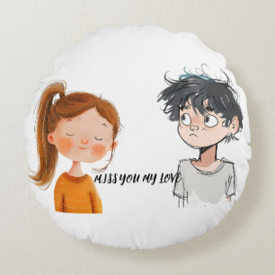 Coussins Ronds Lancer l'oreiller