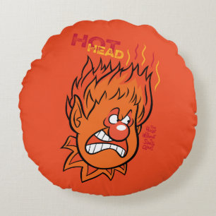 Coussins Ronds L'ANNÉE SANS SANTA CLAUS™   Tête chaude