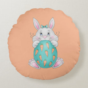 Coussins Ronds Lapin de Pâques