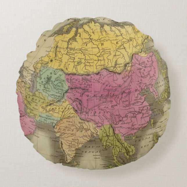 Coussins Ronds L'Asie 8 (Devant)