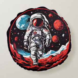 Coussins Ronds l'astronaute