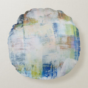 Coussins Ronds Lavage blanc III