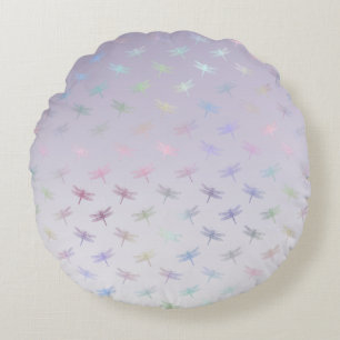 Coussins Ronds Lavender Ombre Arc-en-ciel