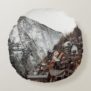 COUSSINS RONDS LE CÉLÈBRE HALLSTATT EN AUTRICHE