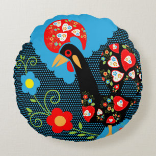 Coussins Ronds Le Coq du Portugal
