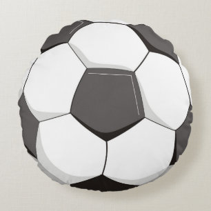 Coussins Ronds Le football ou ballon de football