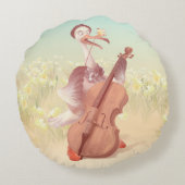 Coussins Ronds Le grand artiste du printemps (Dos)