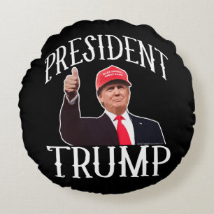 Coussins Ronds Le Président Donald Trump Red Hat manie