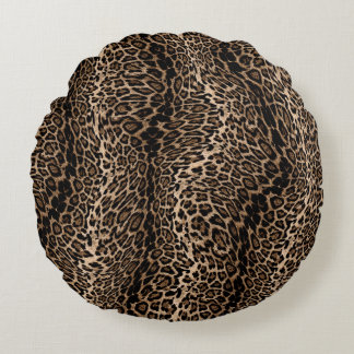 Coussins Ronds Leopard Elegant print Cushion Set