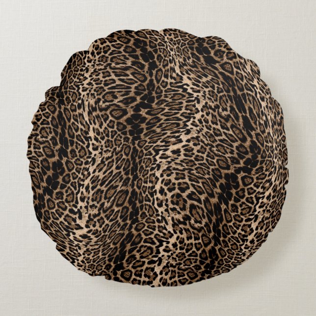 Coussins Ronds Leopard Elegant print Cushion Set (Devant)