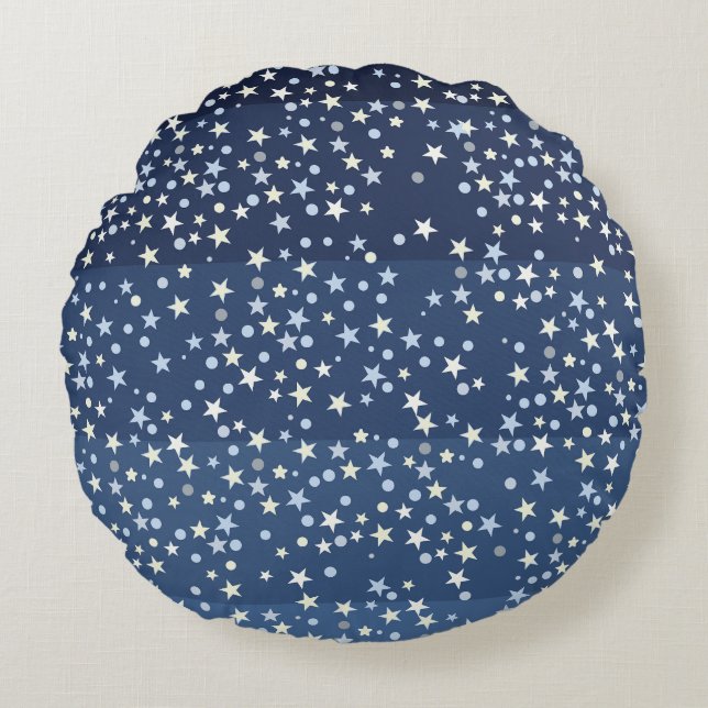Coussins Ronds Les étoiles dans le ciel (Devant)